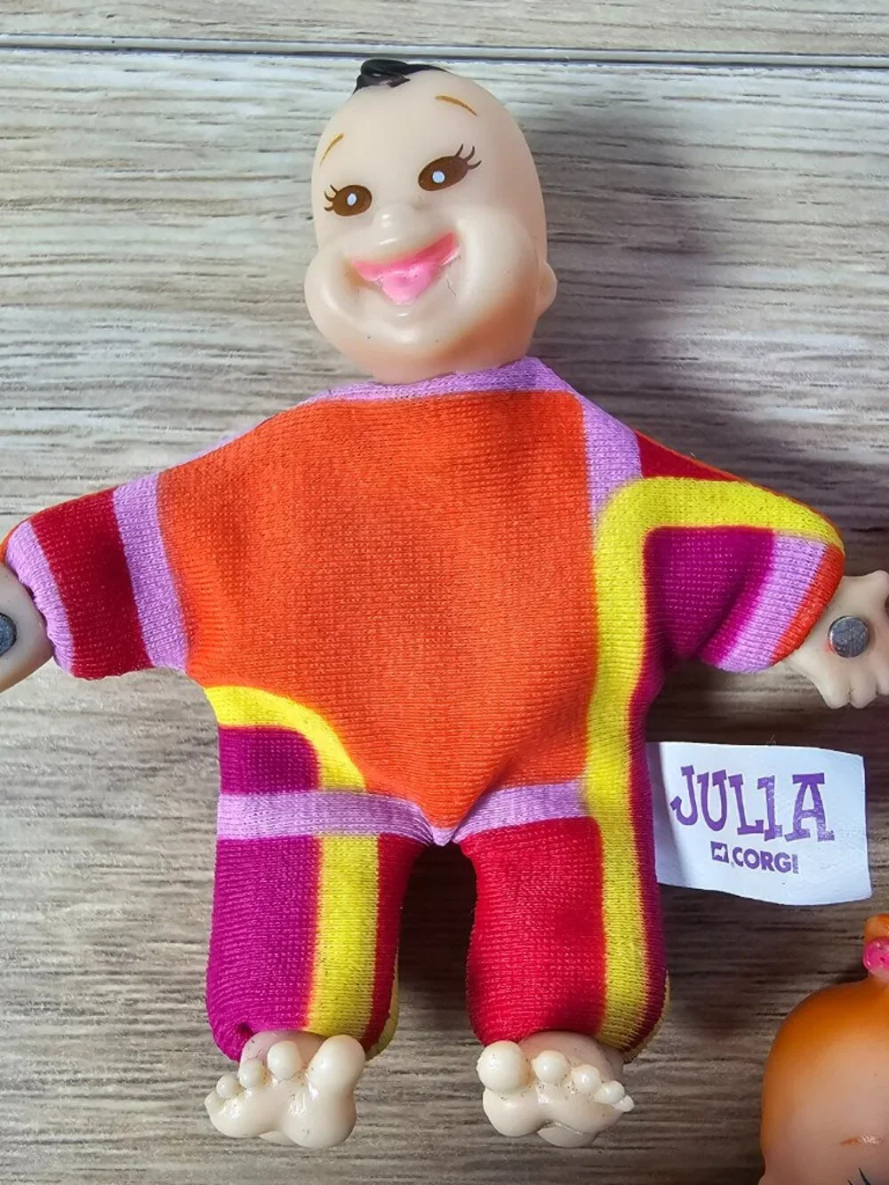 Corgi Lil Handfuls Dolls Lot of 3 Beanbag Magnetic Hands Julia Megan Danielle 3
